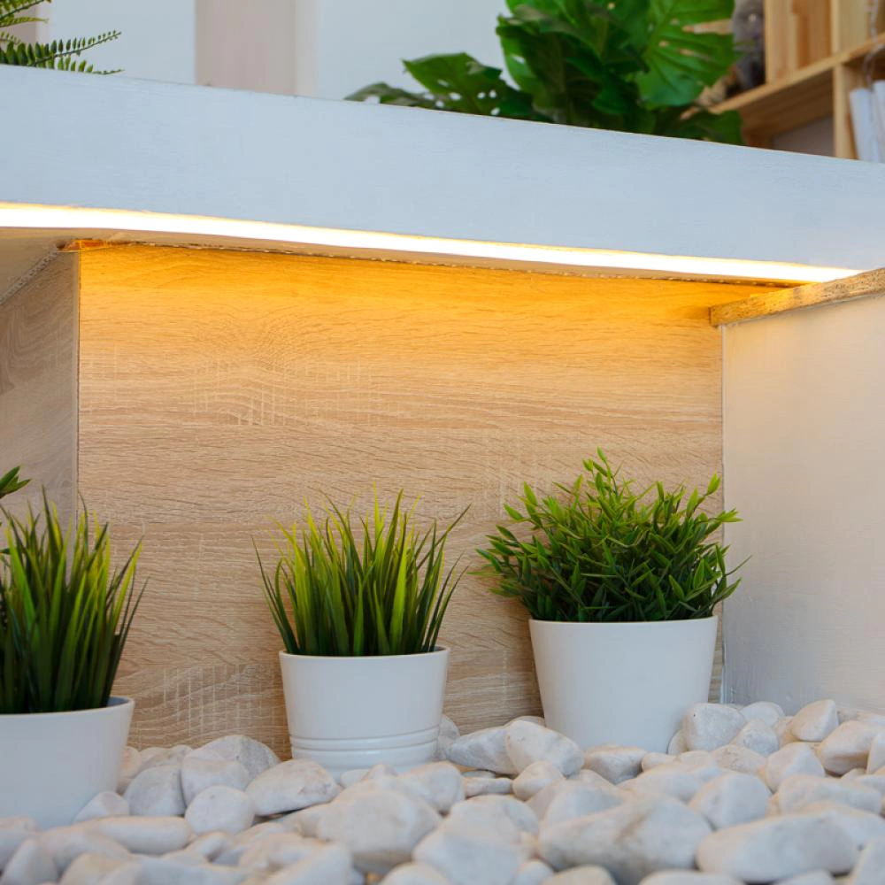 Комплект Неон 6,5 вт/м 8х16 120 LED/м 10 м теплый свет IP65 NEON-NIGHT