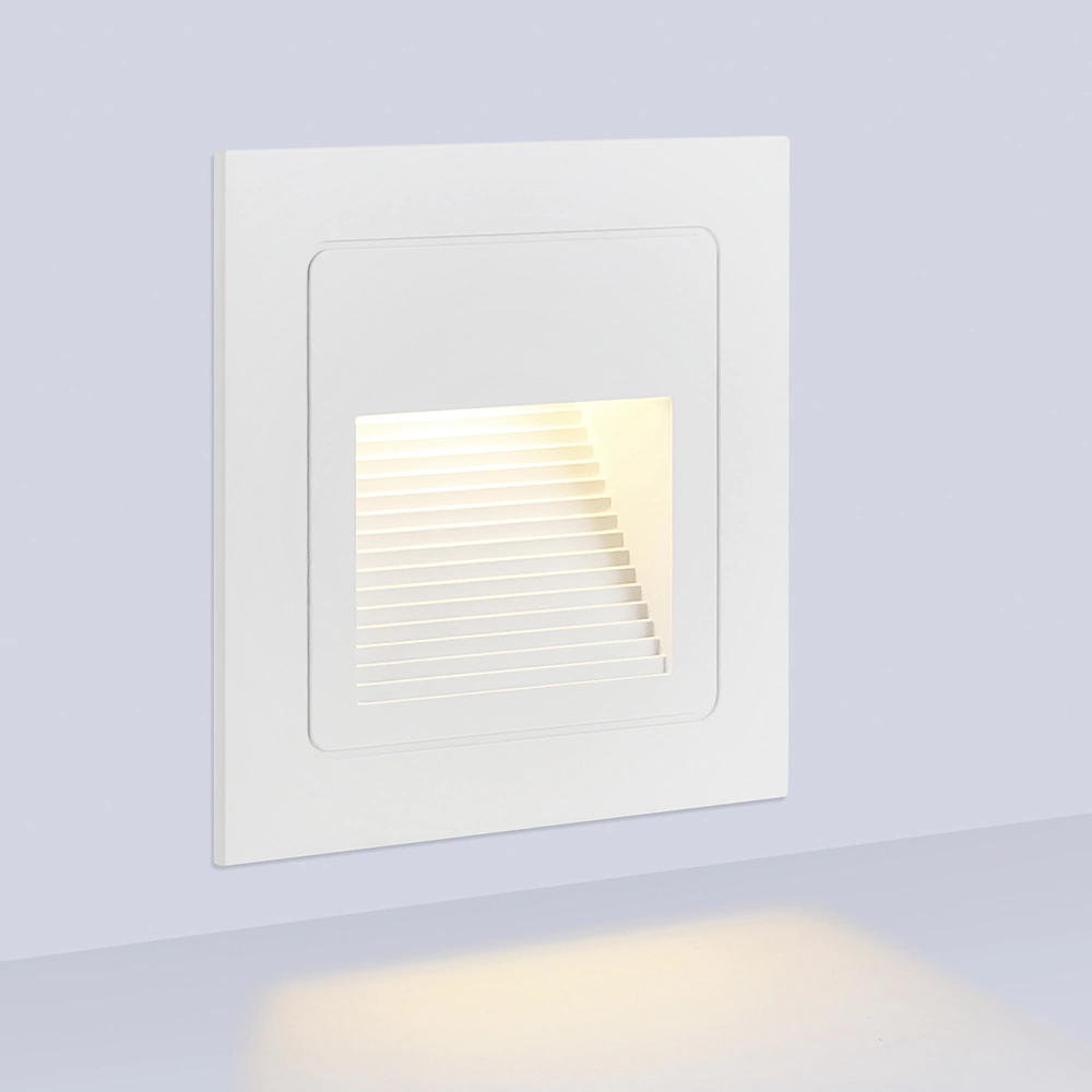 Светильник уличный встраиваемый LED 3 Вт 3000 К IP65 84х84х46 мм Ambrella СТ белый