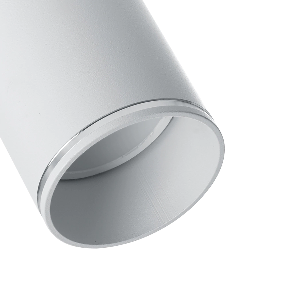 Трековый светильник поворотный Feron Буллет 1х50 Вт GU10 белый