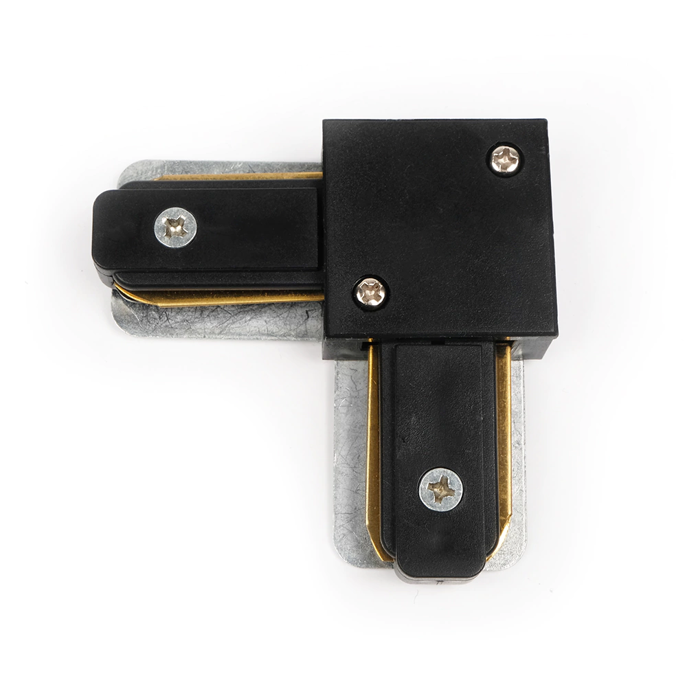 Коннектор для трека угловой Jazzway черный