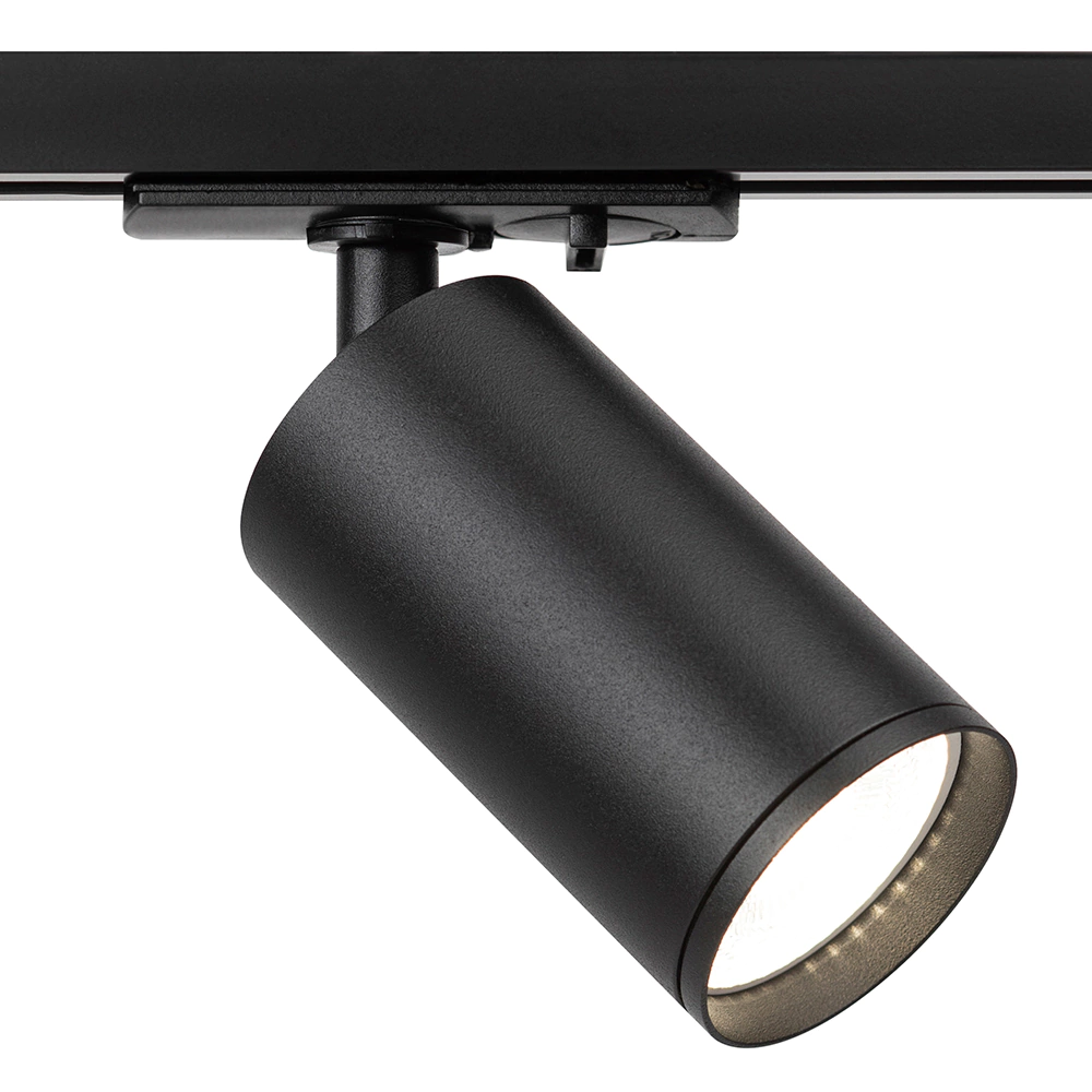 Трековый светильник однофазный ЭРА TR39-GU10 BK под лампу MR16 черный