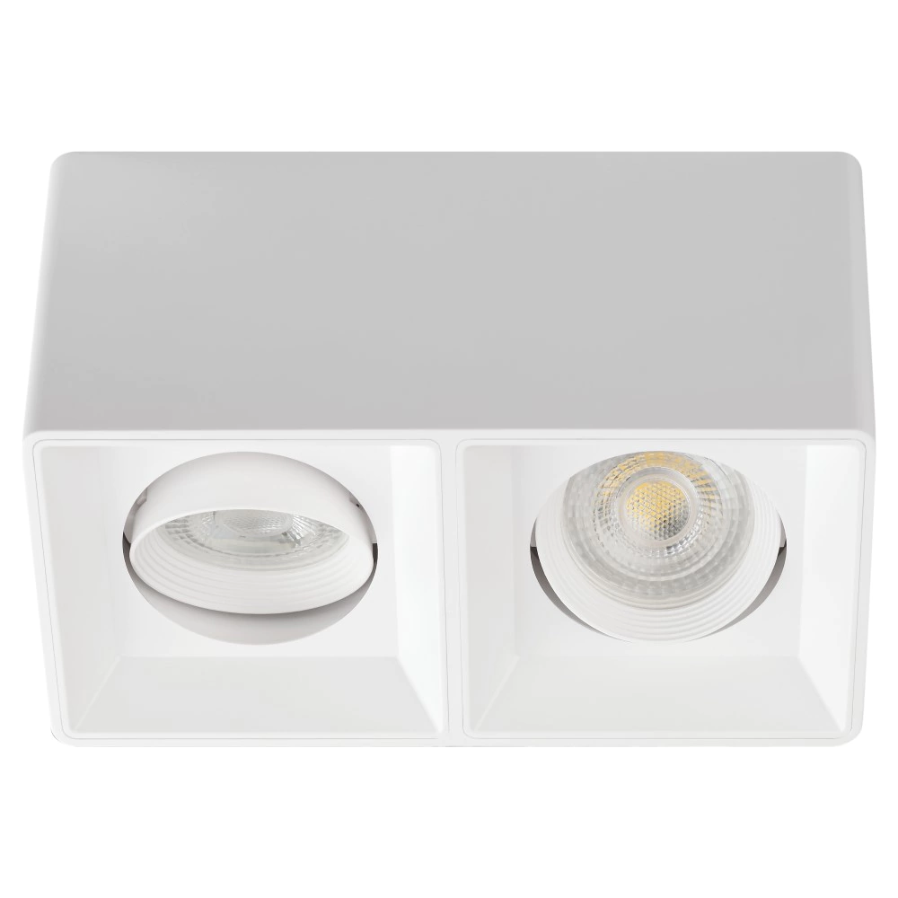 Светильник накладной ЭРА Сайл 2хGU5,3/MR16 квадрат