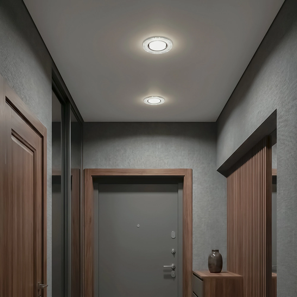Светильник встраиваемый NEODECO Джейкоб GX53 с подсветкой