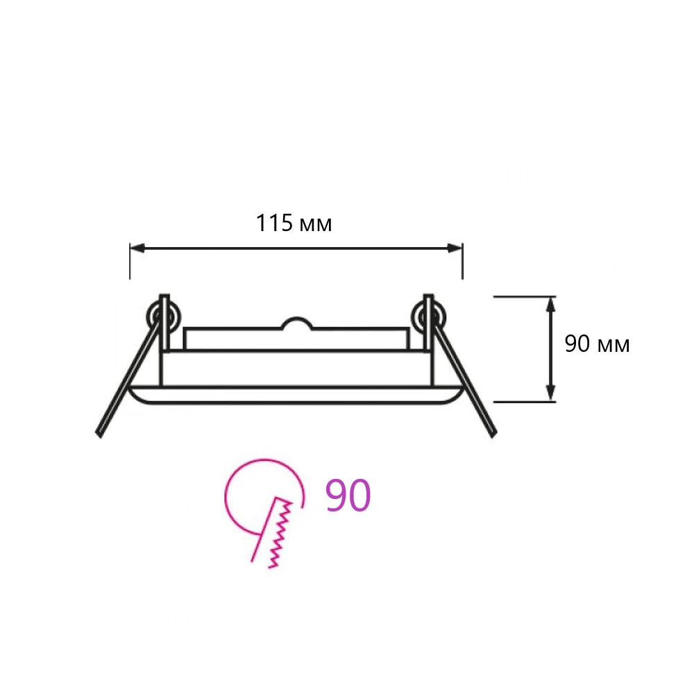 Точечный светильник Navigator Улмус GX53 бронза