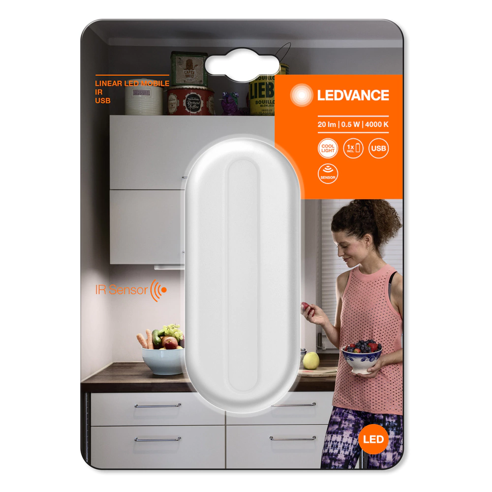 Светильник аккумуляторный LEDVANCE Linear Mobile 116 мм с зарядкой USB