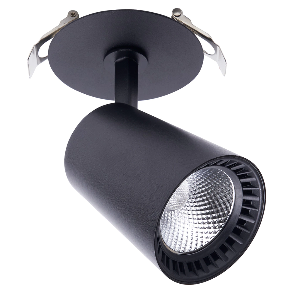 Встраиваемый светильник Feron Трек 12 Вт LED черный