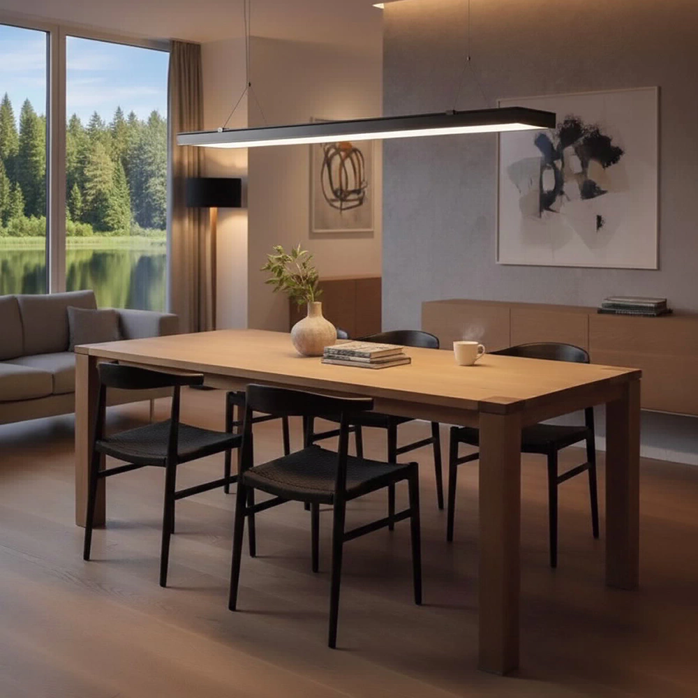 Светильник диодный 60 Вт 6500 К IP40 черный матовый 150х1175х40 мм Smartbuy LU6