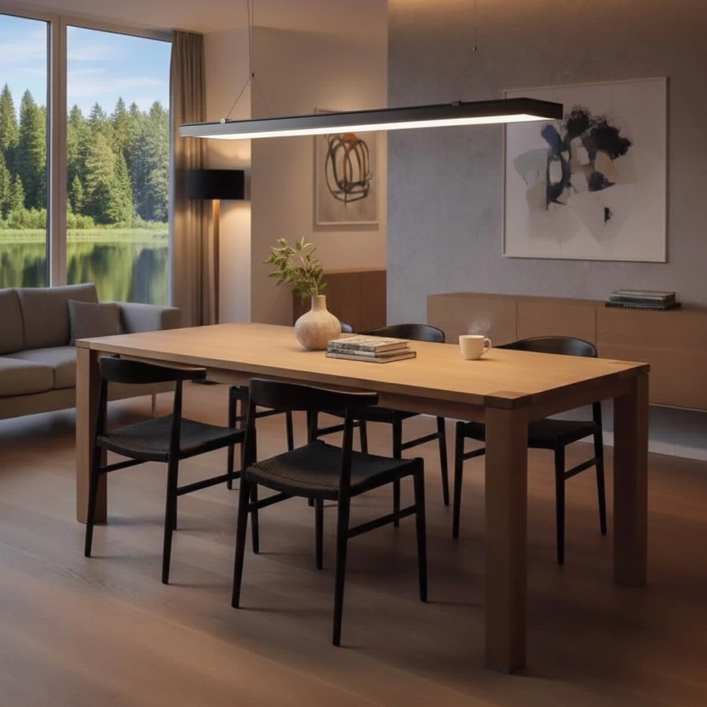 Светильник диодный 80 Вт 6500 К IP40 черный матовый 200х1175х45 мм Smartbuy LU6