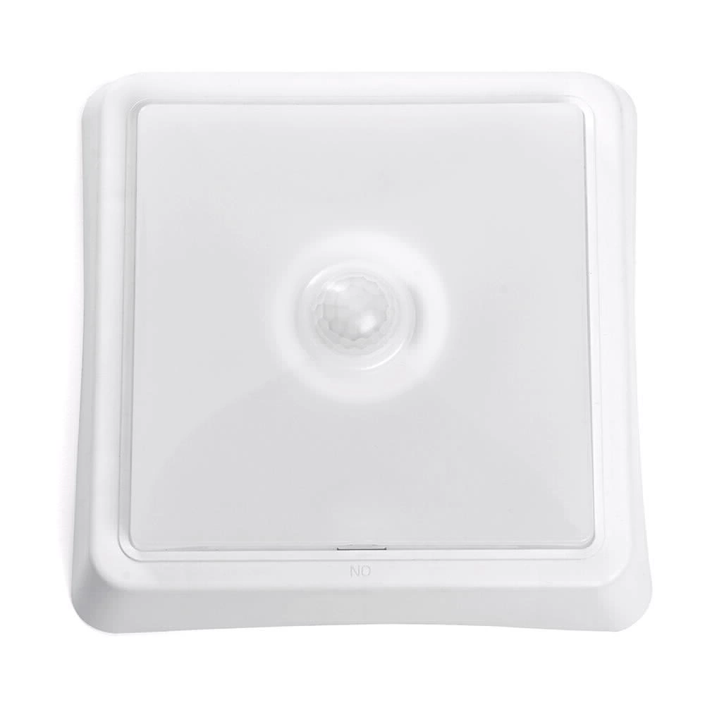 Светильник ЖКХ Feron квадрат 10 Вт LED IP20 6500 К с ИК-датчиком