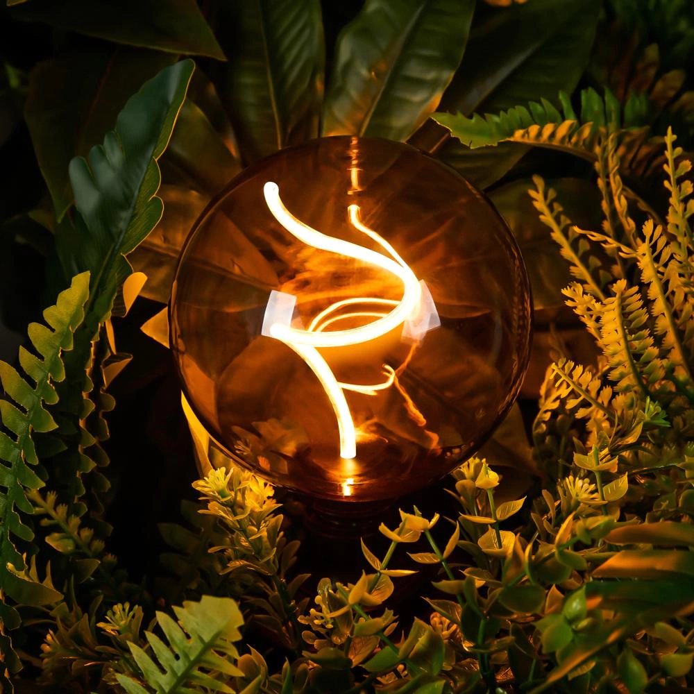 Светодиодная лампа Voltega Дымчатый шар 5 Вт Е27 диммируемая спираль