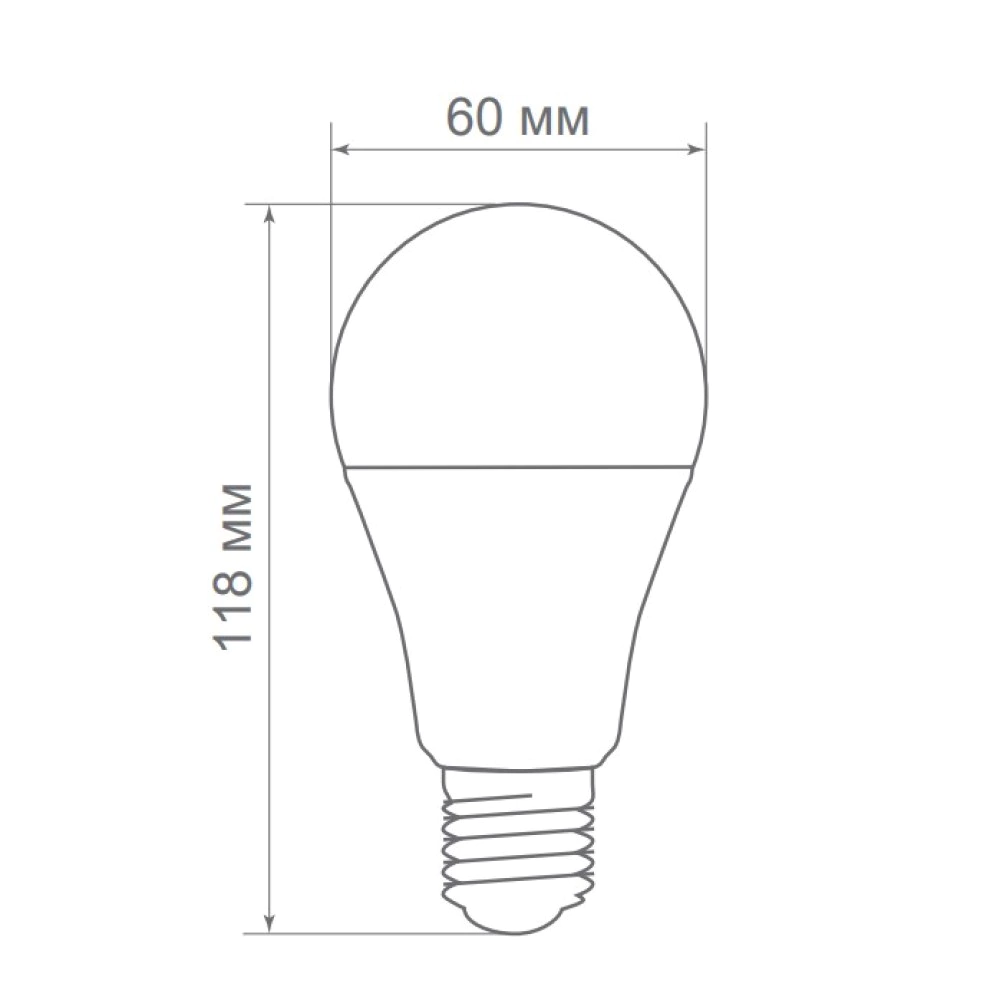 Светодиодная лампа 15 Вт Е27/А нейтральный свет Feron