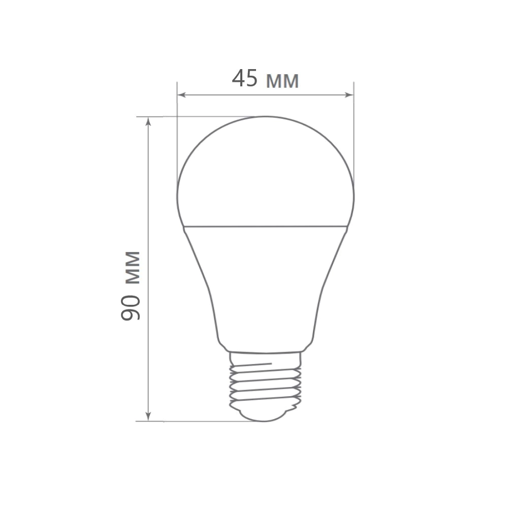 Светодиодная лампа 13 Вт Е27/Р теплый свет Feron