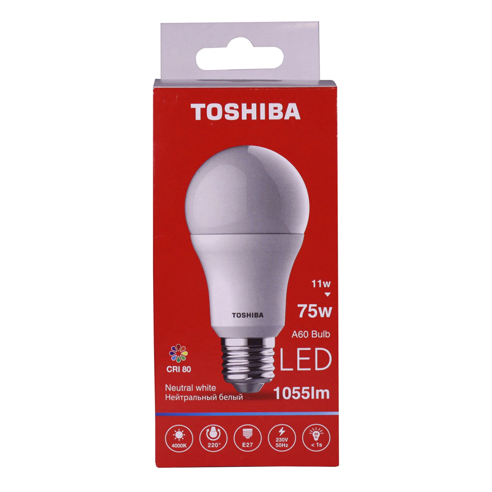 Светодиодная лампа TOSHIBA 11 Вт Е27/A дневной свет