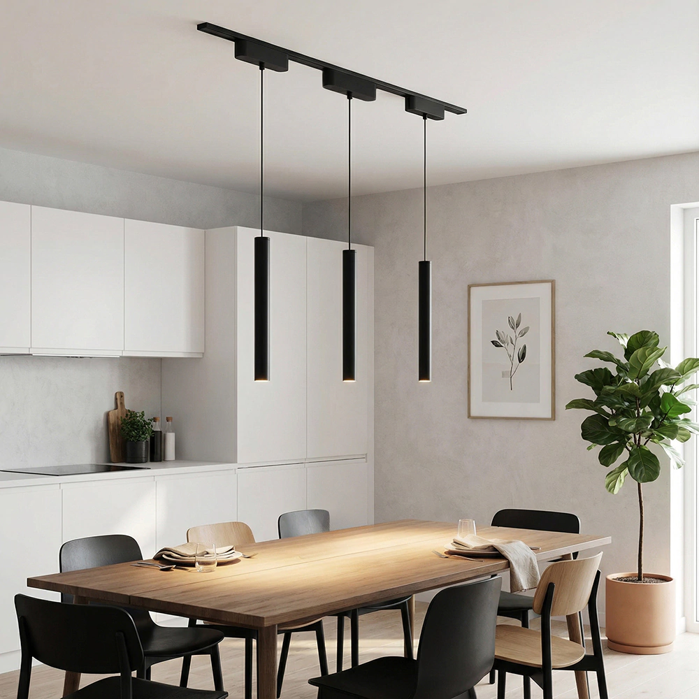 Светильник трековый подвесной 8 Вт 90 Ra 500 Лм 4000 К 3*30 см NEODECO Slim Magnetic
