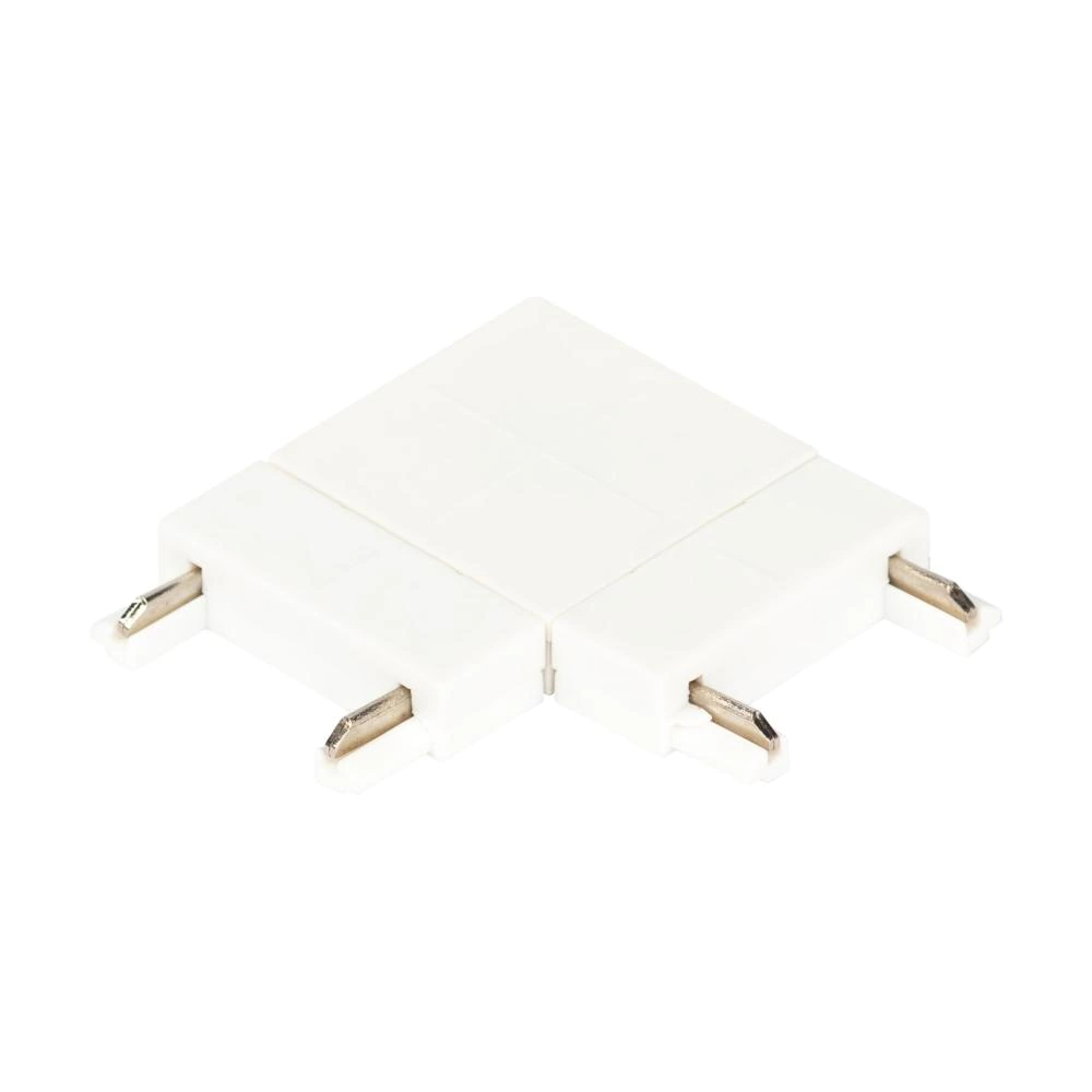 Коннектор питания угловой белый Slim Magnetic ЭРА