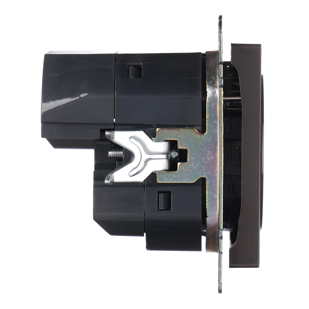 Розетка USB A + C 20 Вт никель без рамки EVERSON Кватро