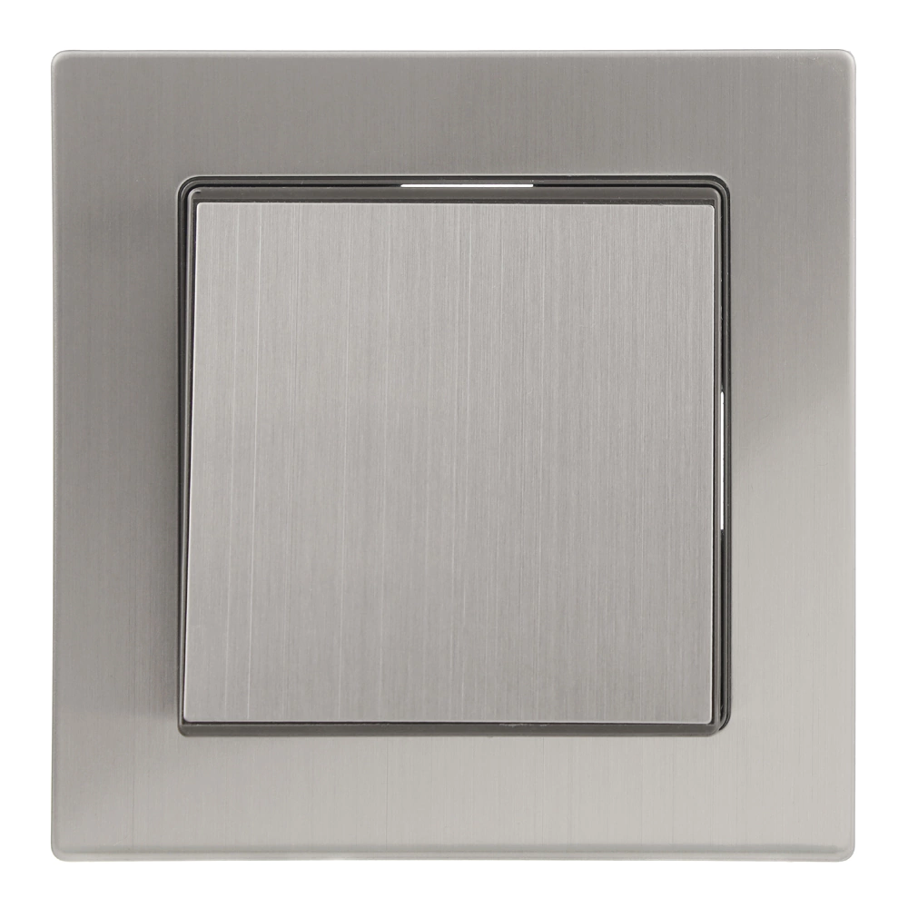 Вывод кабеля EVERSON Кватро без рамки никель