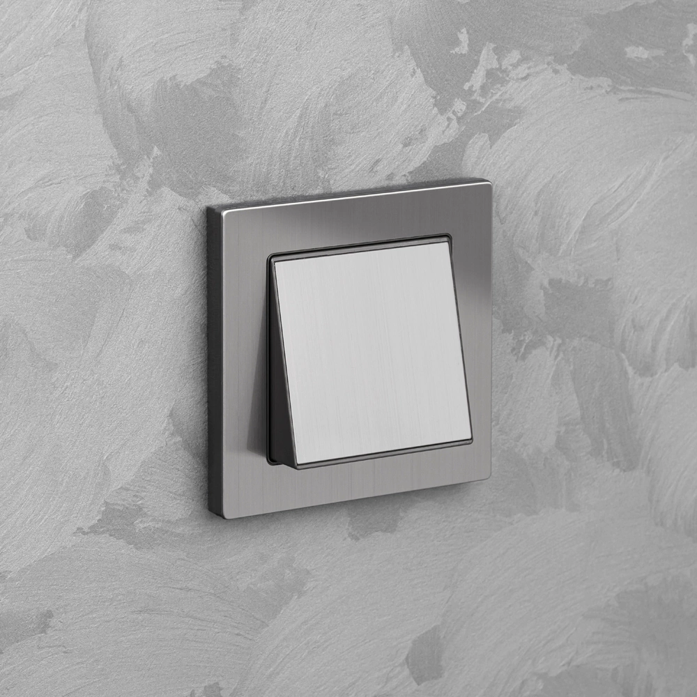 Вывод кабеля EVERSON Кватро без рамки никель