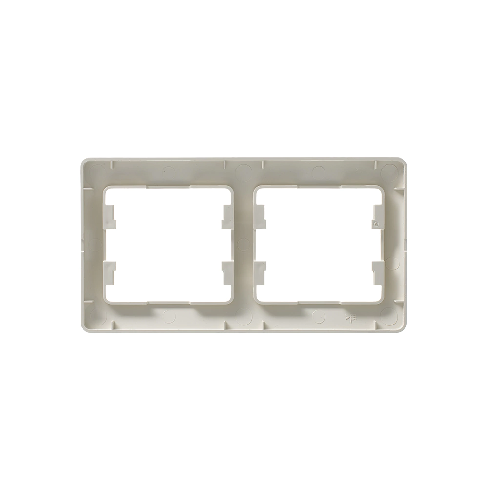 Рамка SE Глосса 2 поста горизонтальная бежевая