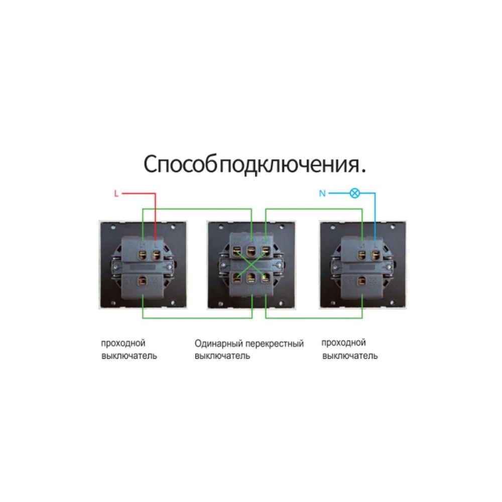 Выключатель перекрестный EVERSON Лилиум без рамки рифленый алюминий