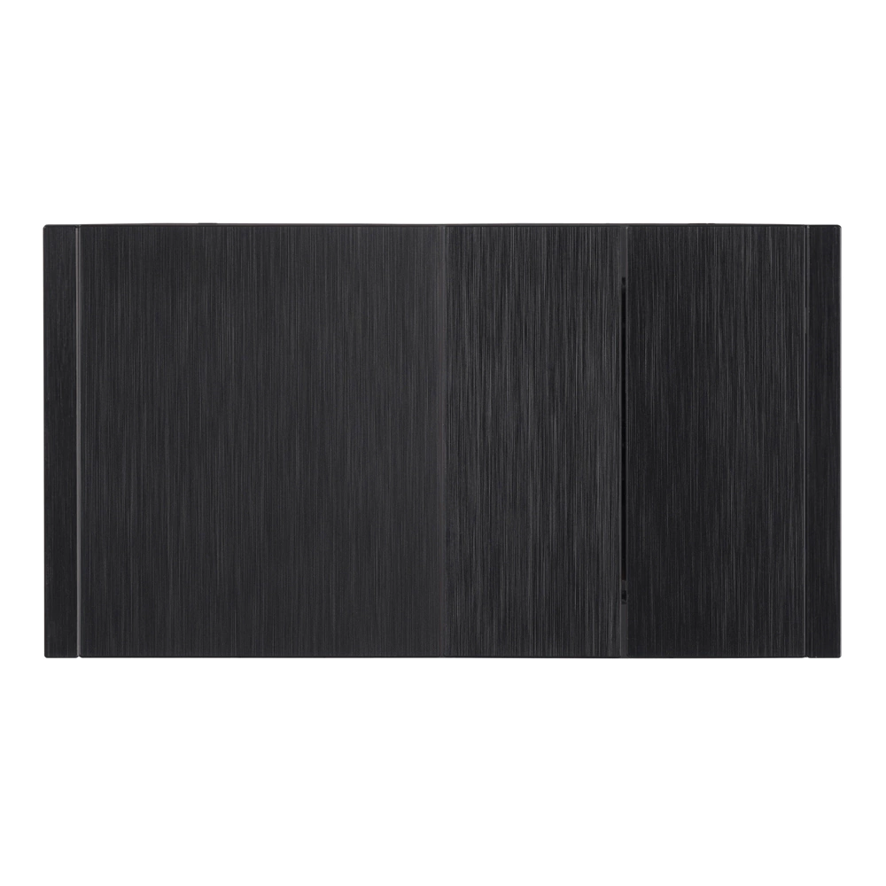 Рамка 2 поста черный алюминий EVERSON Лилиум