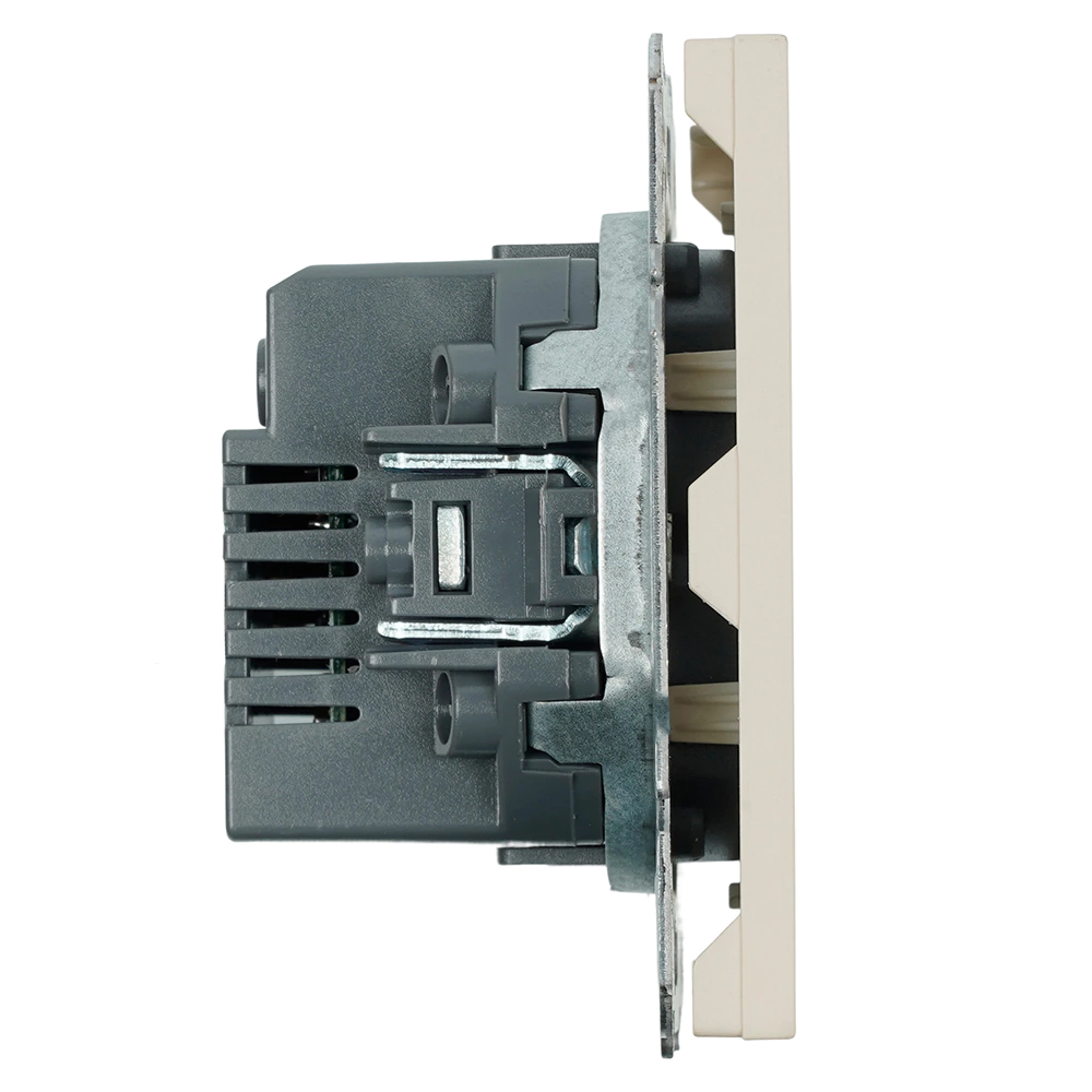 Розетка USB двойная A+C 20 Вт кашемир без рамки STEKKER Эмили