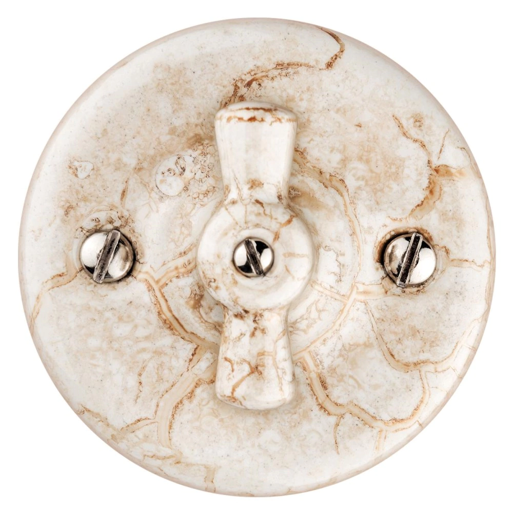 Выключатель TDM ELECTRIC Болонь поворотный мраморный