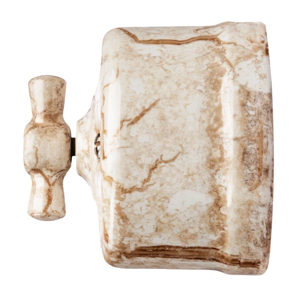 Выключатель TDM ELECTRIC Болонь поворотный мраморный