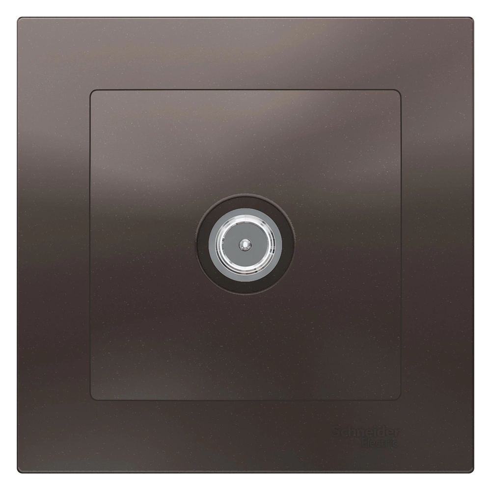 ТВ-розетка SE Атлас Дизайн без рамки мокко