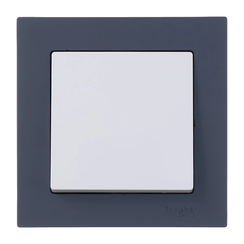 Выключатель одноклавишный SE Атлас Дизайн без рамки белый