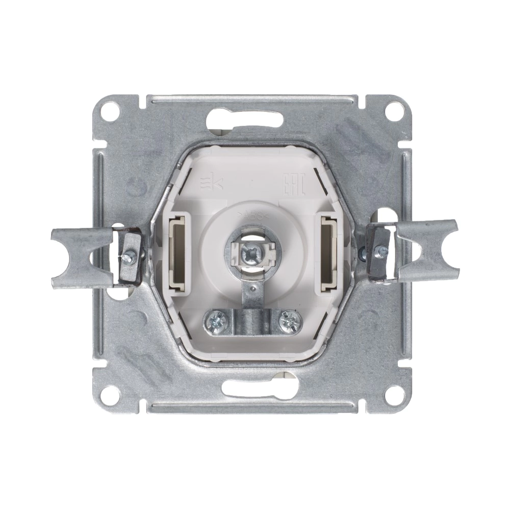 ТВ-розетка SE Атлас Дизайн без рамки алюминий