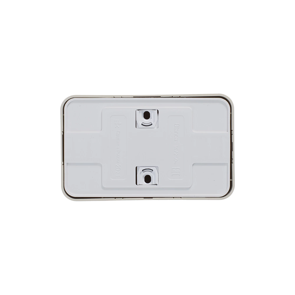 Розетка двойная Systeme Electric Бланка без заземления бежевая