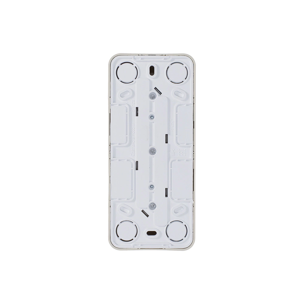 Розетка тройная Systeme Electric Бланка с заземлением бежевая