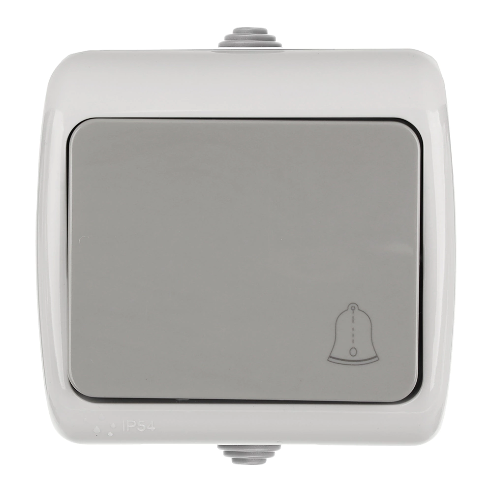 Кнопка звонка EKF Мурманск серая