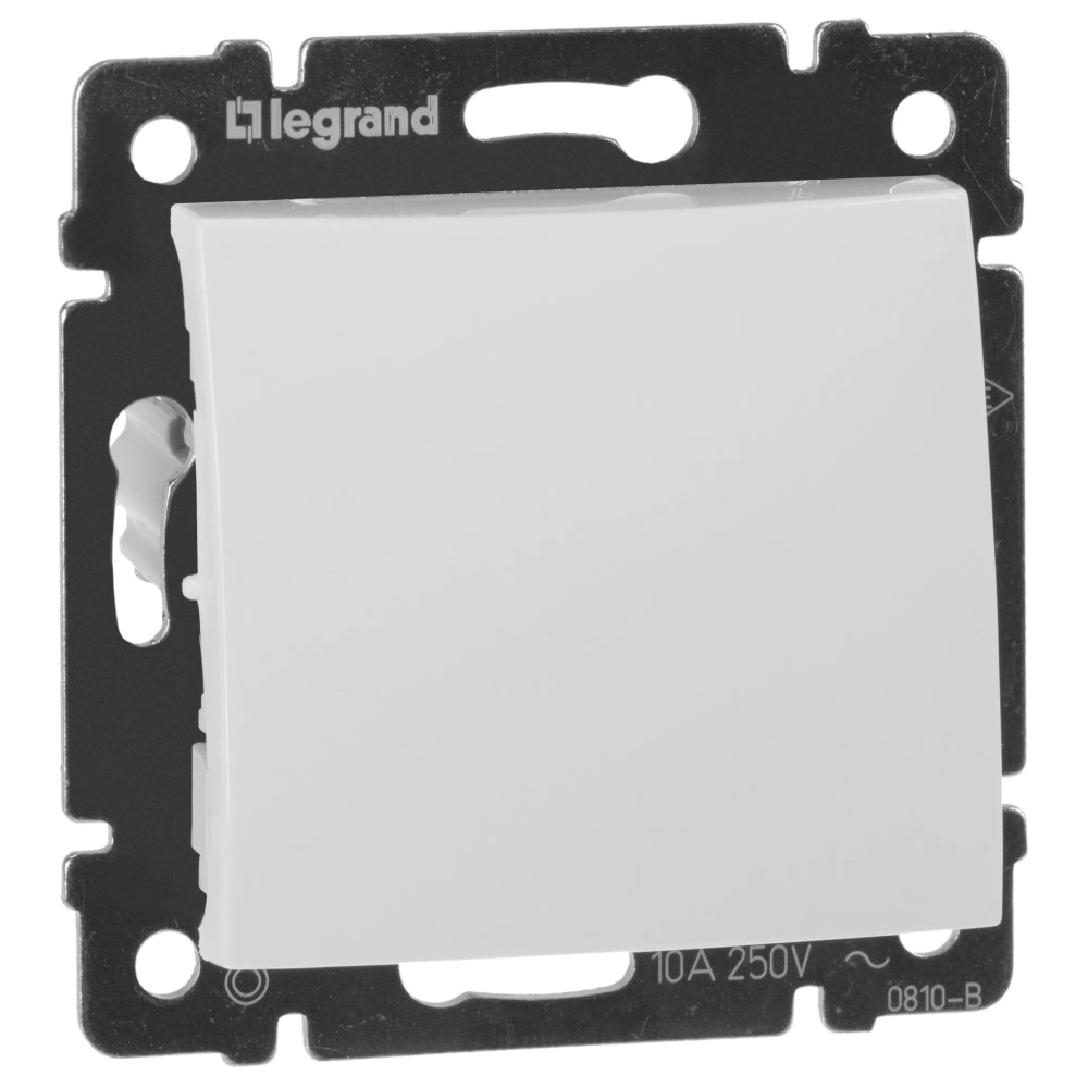 Кнопка звонка Legrand Валена Классик без рамки белый