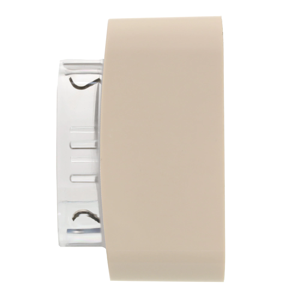 Розетка Systeme Electric Бланка компакт с заземлением бежевая