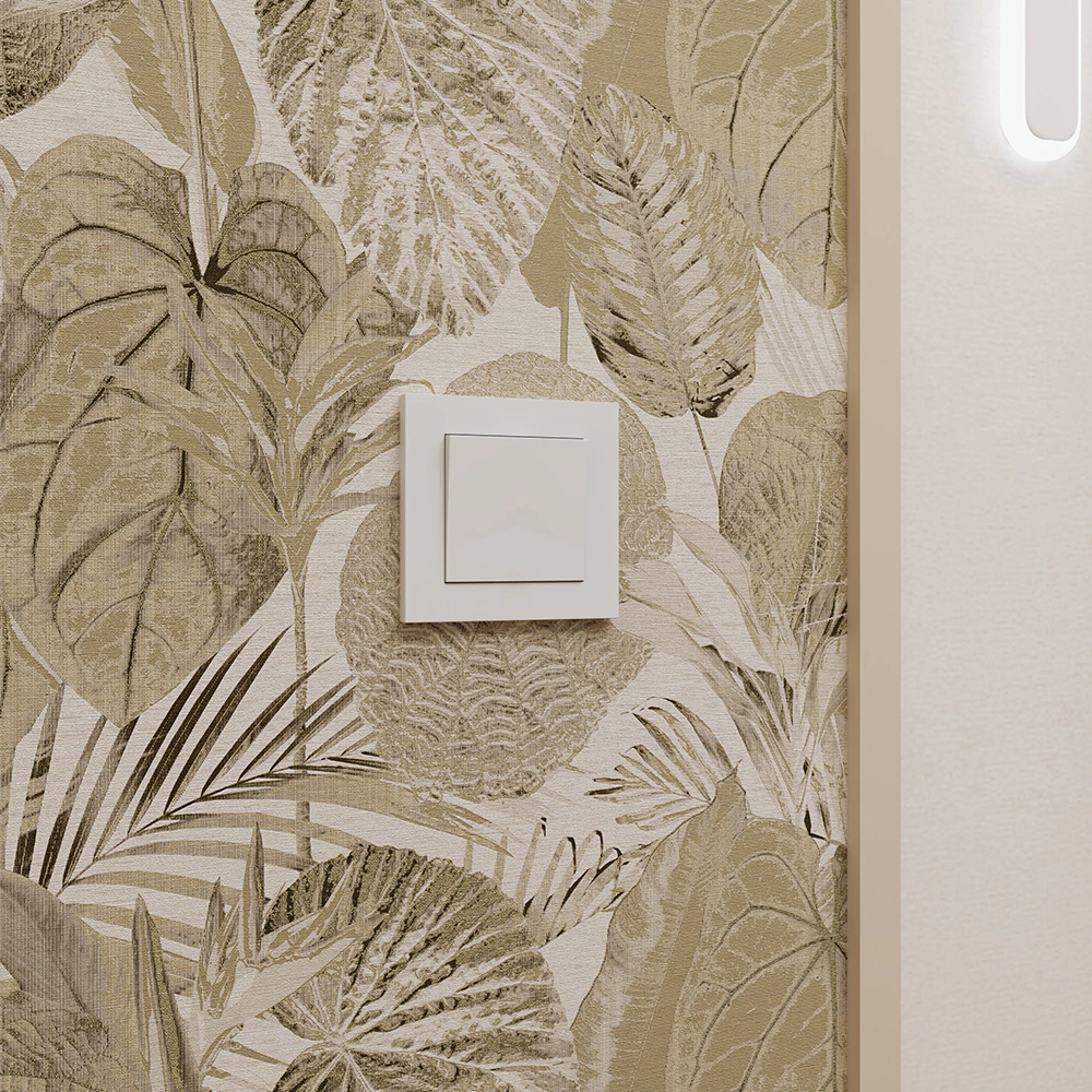 Выключатель ONVOLT/EVERSON Кватро без рамки белый