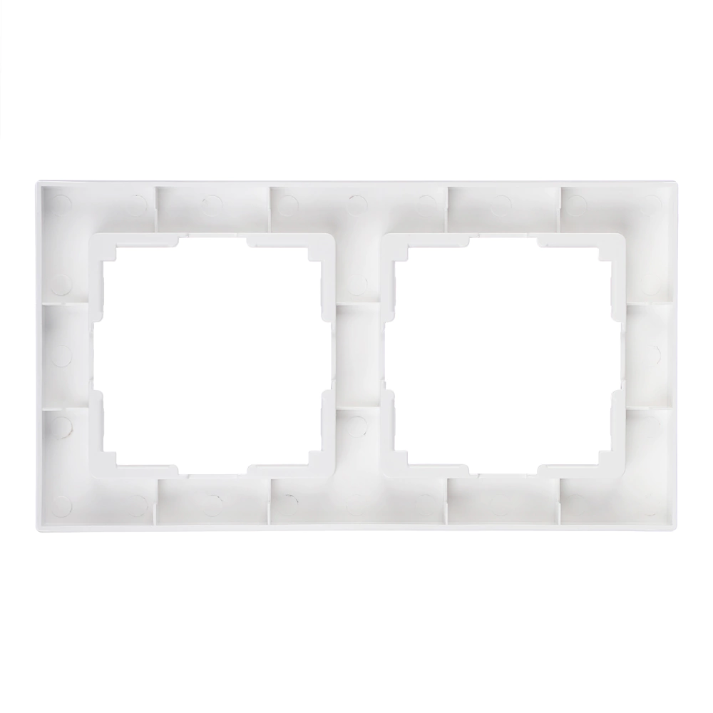 Рамка ONVOLT/EVERSON Кватро 2 поста белая