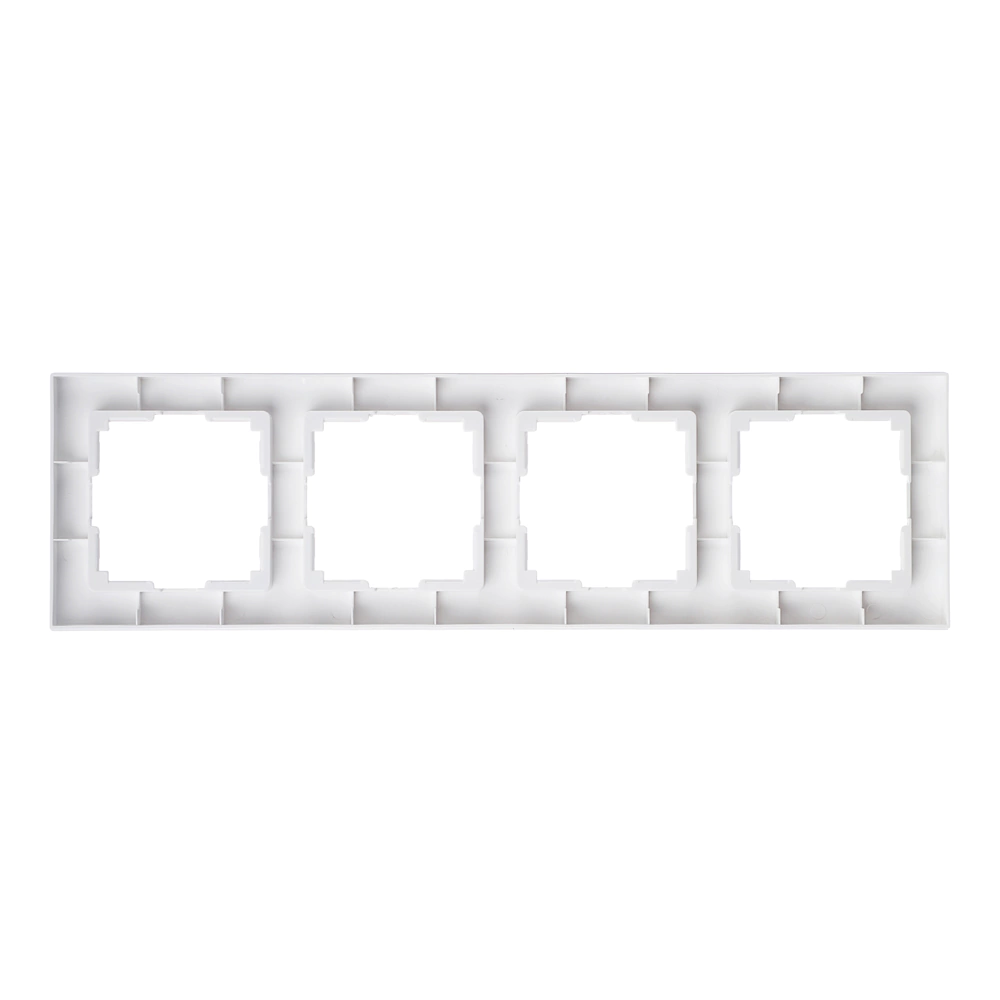 Рамка ONVOLT/EVERSON Кватро 4 поста белая