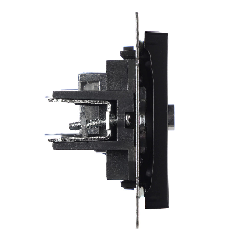 Розетка ТВ ONVOLT/EVERSON Кватро без рамки черная