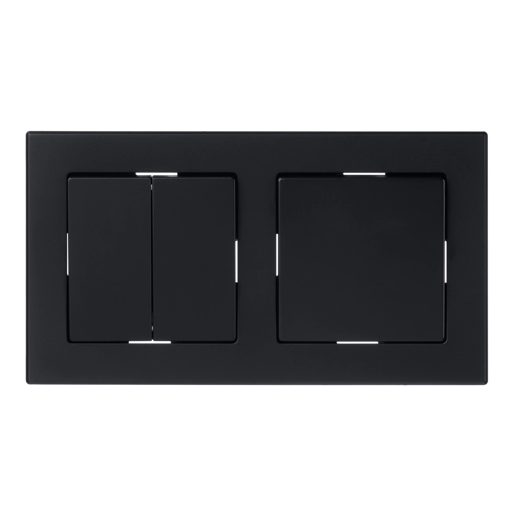 Рамка ONVOLT/EVERSON Кватро 2 поста черная