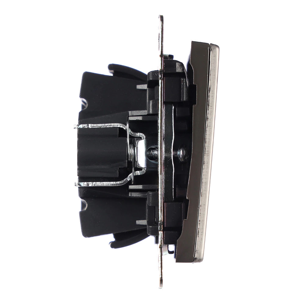 Выключатель ONVOLT/EVERSON Кватро без рамки никель