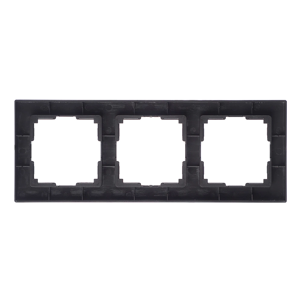 Рамка ONVOLT/EVERSON Кватро 3 поста никель