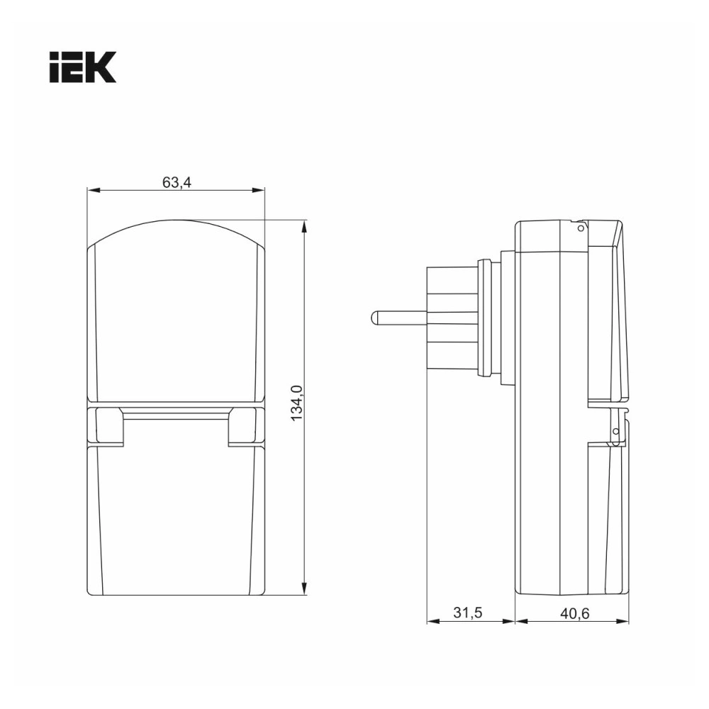 Таймер электронный на 7 дней IP44 IEK