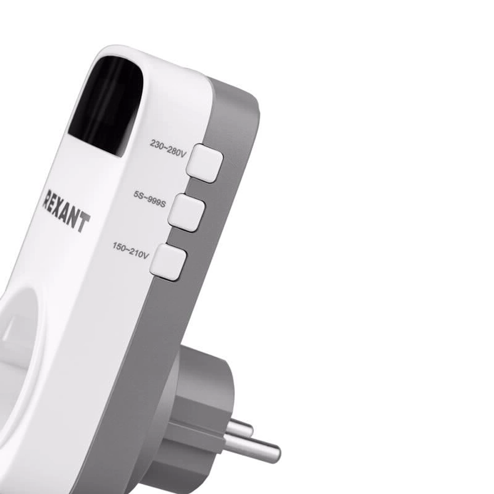 Реле напряжения REXANT 16 А с дисплеем