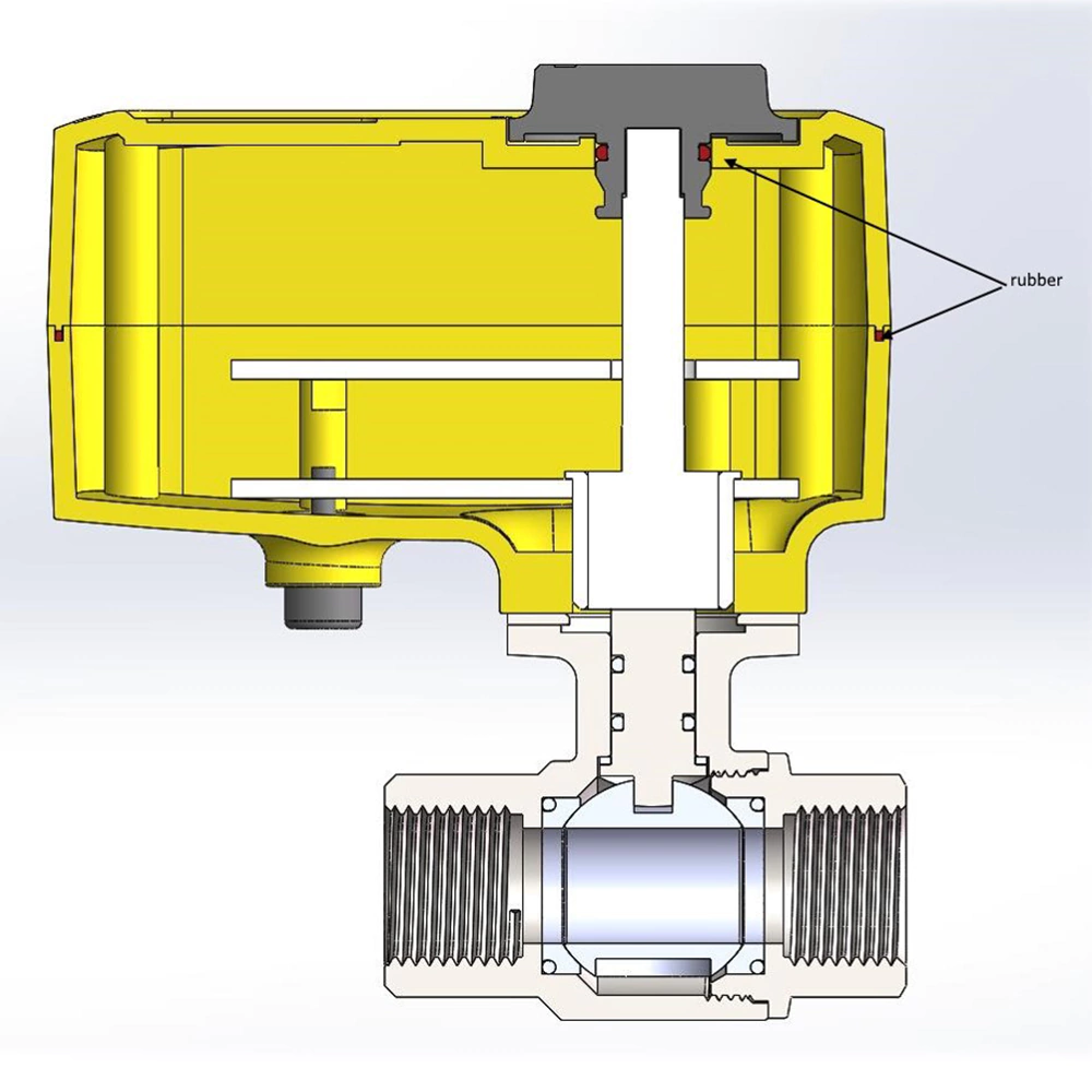 Кран с электроприводом Neptun PROFI 12В 1/2" для умного дома Livicom