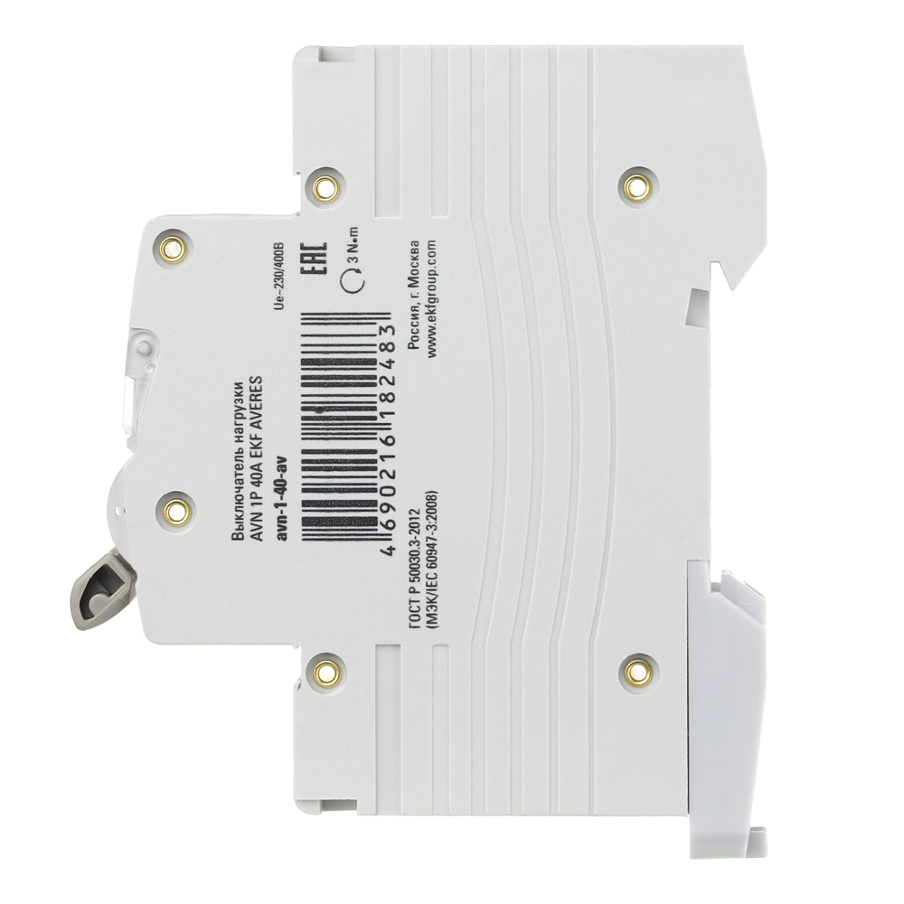 Выключатель нагрузки EKF Averes 1п 40 A