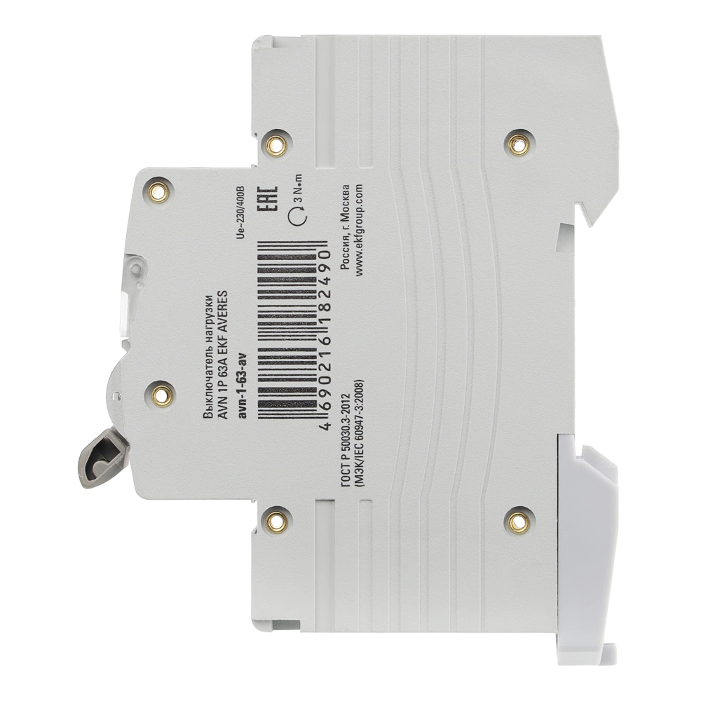 Выключатель нагрузки EKF Averes 1п 63 A