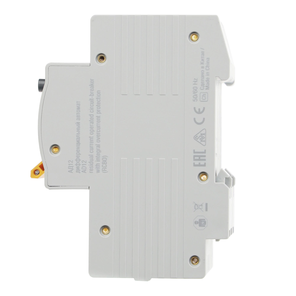 Выключатель автоматический дифференциальный IEK АД12 2п 10 А 10 мА