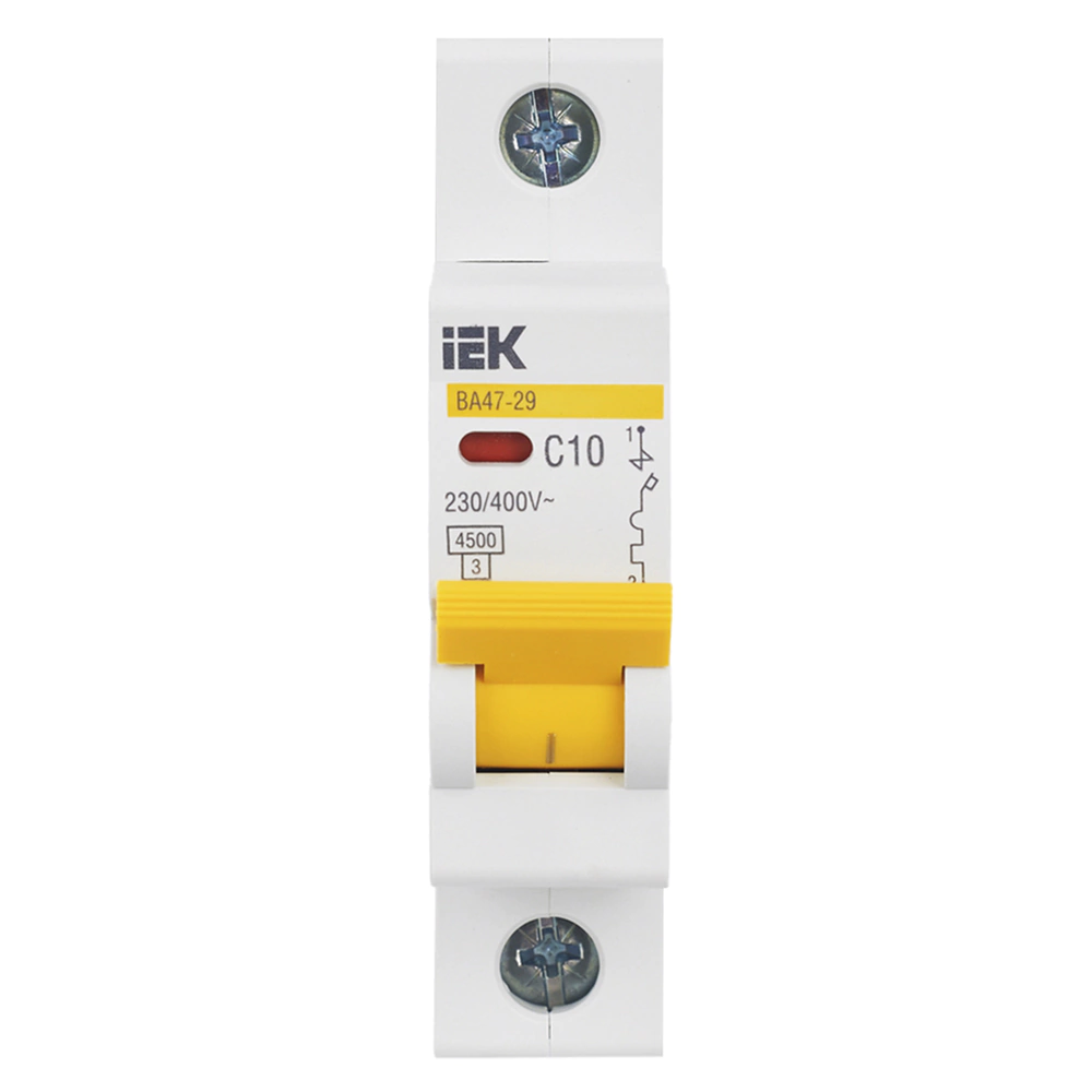 Выключатель автоматический IEK KARAT 1п 4,5 кА 10 А C